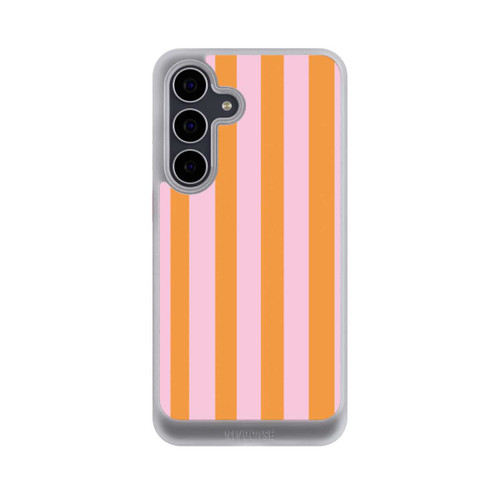 Samsung Galaxy S25 FE NIVOcore Orange Rosa Streifen