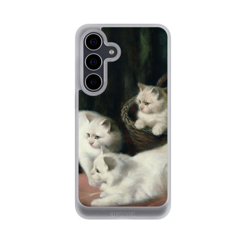 Samsung Galaxy S25 FE NIVOcore Three White Angora Kittens