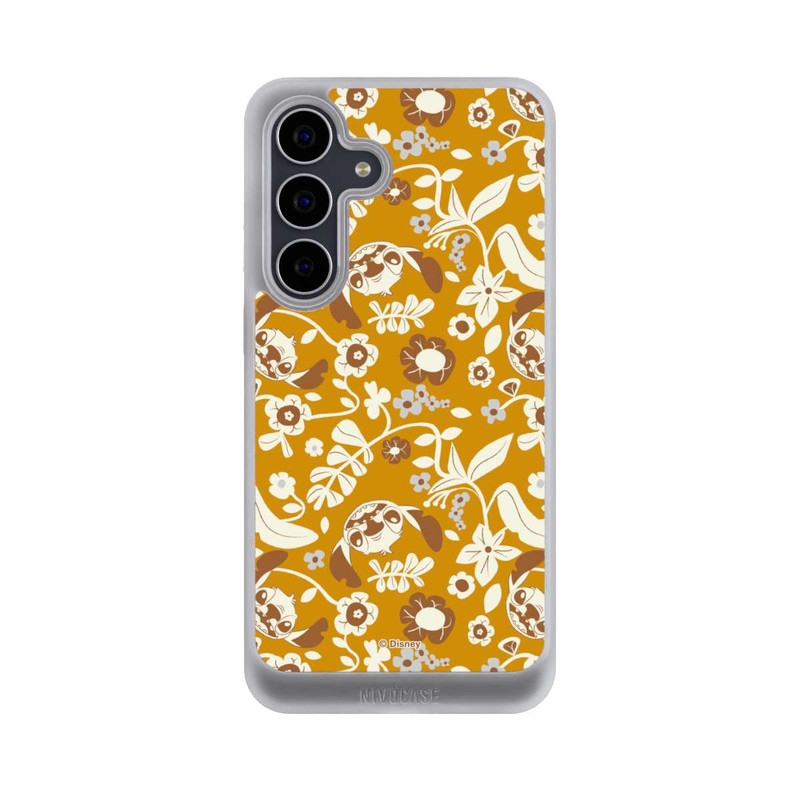 Galaxy S25 FE NIVOcore Stitch Floral Mustard Pattern