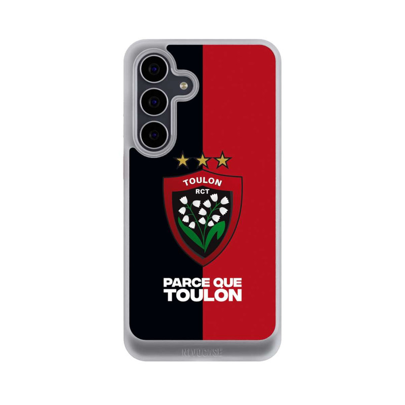 Galaxy S25 FE NIVOcore Logo Rot Schwarz RCT