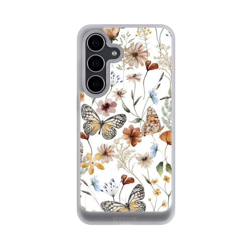 Samsung Galaxy S25 FE NIVOcore Wildflowers and Butterflies Pattern