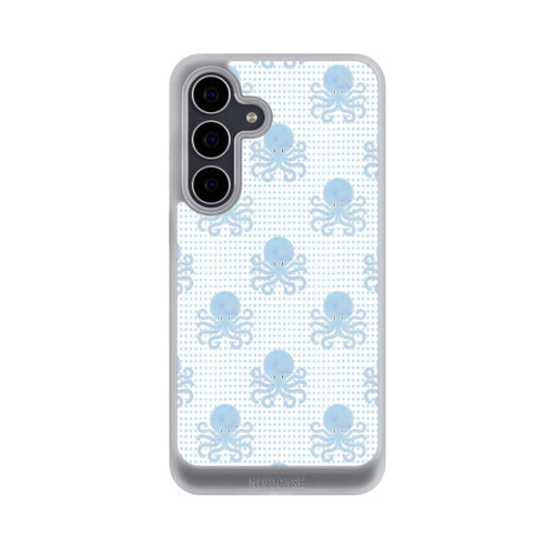 Samsung Galaxy S25 FE NIVOcore Blue Watercolor Octopus