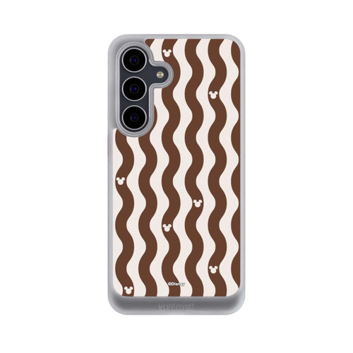 Samsung Galaxy S25 FE NIVOcore Micky Muster Braune Wellen