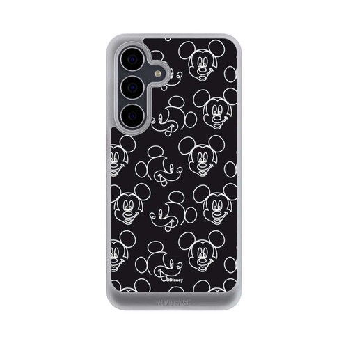 Samsung Galaxy S25 FE NIVOcore Disney Mickey Faces Black Line Art Pattern