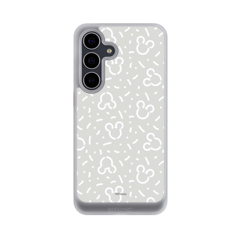Galaxy S25 FE NIVOcore Disney Mickey Icon Pattern Grey