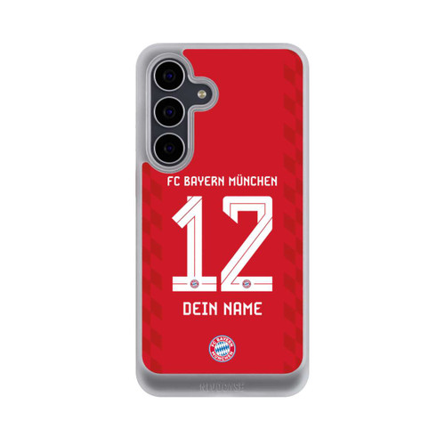 Samsung Galaxy S25 FE NIVOcore FC Bayern München Trikot Personalisierbar 25-26