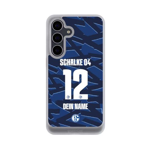 Samsung Galaxy S25 FE NIVOcore Schalke 04 Trikot Personalisierbar 25-26