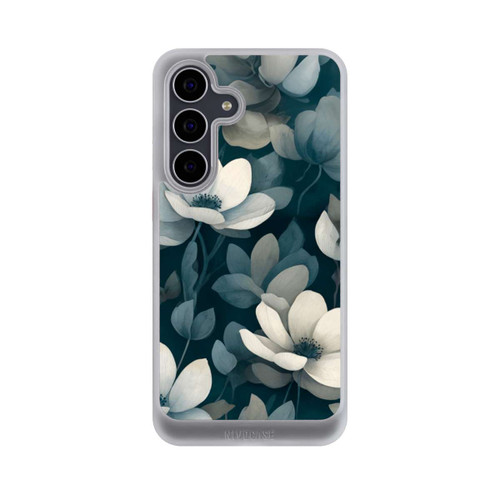 Samsung Galaxy S25 FE NIVOcore Petrolfarbene Negativblumen mit KI