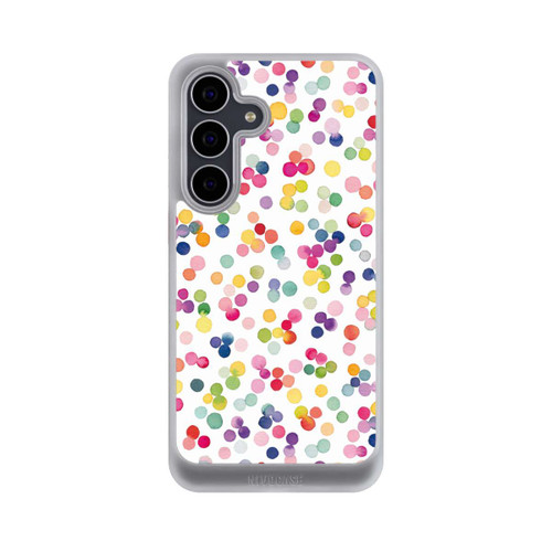Samsung Galaxy S25 FE NIVOcore Watercolour Punkte Bunt