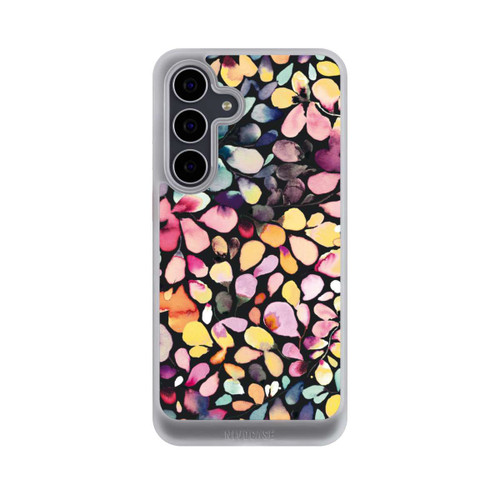 Samsung Galaxy S25 FE NIVOcore Eucalyptus Watercolor Leaves Black