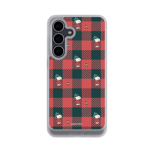 Samsung Galaxy S25 FE NIVOcore Peanuts Red Tartan Pattern