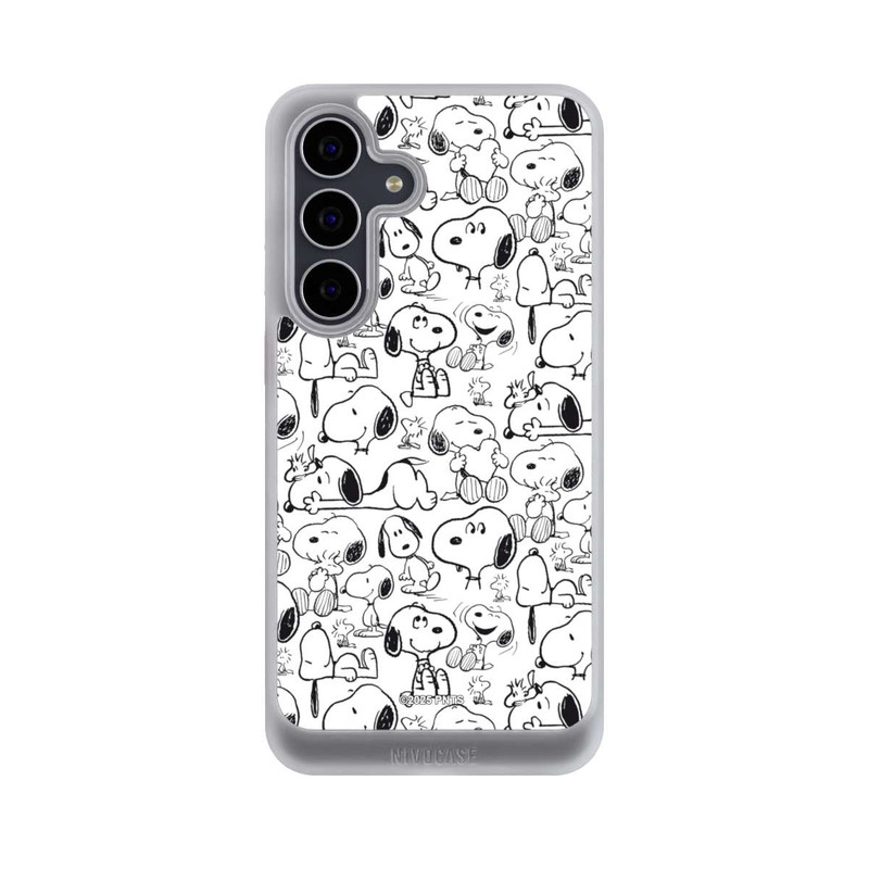 Galaxy S25 FE NIVOcore Classic Snoopy Pattern White