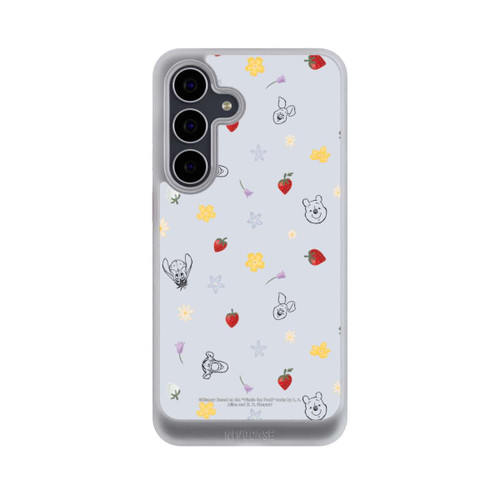 Samsung Galaxy S25 FE NIVOcore Winnie the Pooh and Friends Strawberry Pattern Blue