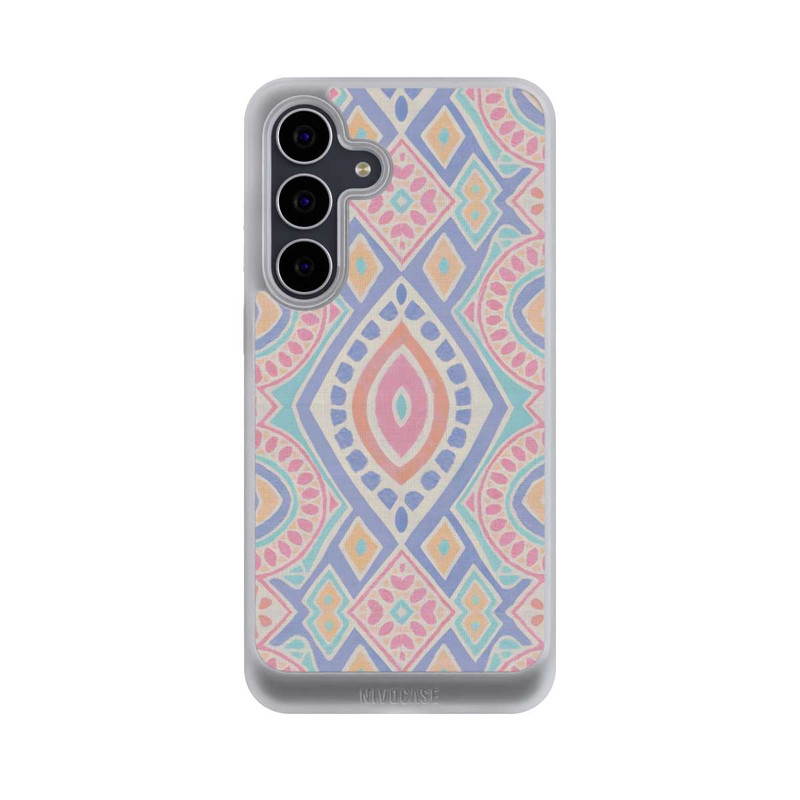 Galaxy S25 FE NIVOcore Boho Geometric Mosaic Intricate Tribal Design