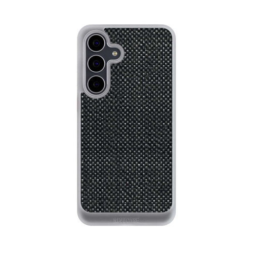 Samsung Galaxy S25 FE NIVOcore Abstrakter schwarzer Stoff