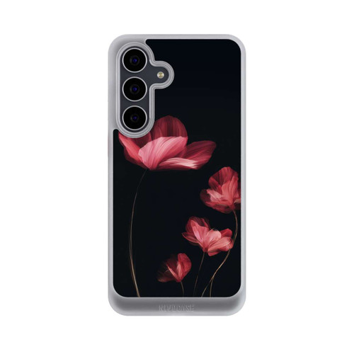 Samsung Galaxy S25 FE NIVOcore Burgunder Blüten schwarz