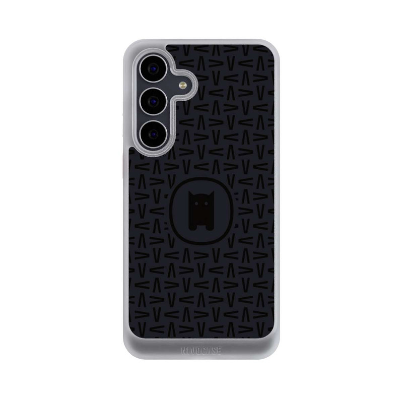 Galaxy S25 FE NIVOcore Nivocase Muster Schwarz Grau
