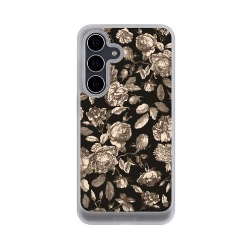 Samsung Galaxy S25 FE NIVOcore Leinwand dunkle Blumen