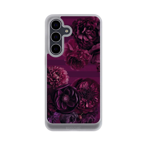 Samsung Galaxy S25 FE NIVOcore Majestic Baroque Blossom Dream Burgundy Pink with AI