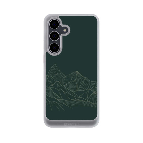 Samsung Galaxy S25 FE NIVOcore Berg Line Art Grün