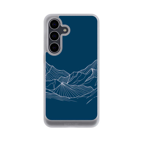 Samsung Galaxy S25 FE NIVOcore Konturlinien des Blue Mountain
