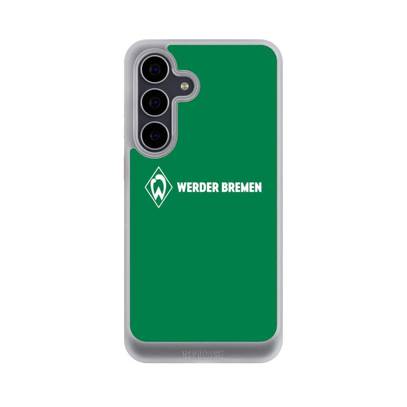 Galaxy S25 FE NIVOcore Werder Bremen Schriftzug Raute Grün