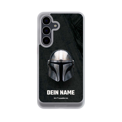 Samsung Galaxy S25 FE NIVOcore Star Wars Mandalorian Black Helmet Personalisierbar