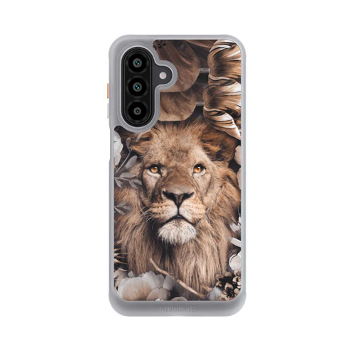 Samsung Galaxy A17 5G NIVOcore Löwe Blumenrahmen Beige