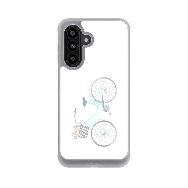 Galaxy A17 5G NIVOcore Retro Fahrrad weißer Hintergrund 
