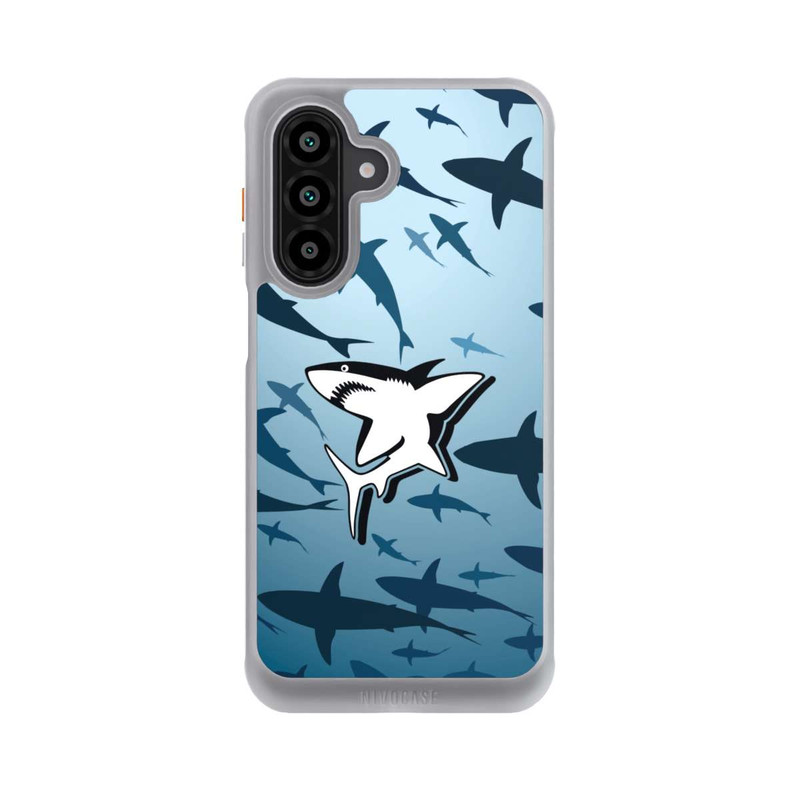 Galaxy A17 5G NIVOcore Haie Muster Blau