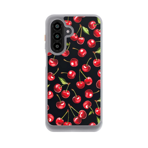 Samsung Galaxy A17 5G NIVOcore Cherry Pattern Black with AI