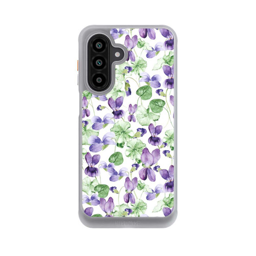 Samsung Galaxy A17 5G NIVOcore Purple Wildflowers Pattern Watercolor