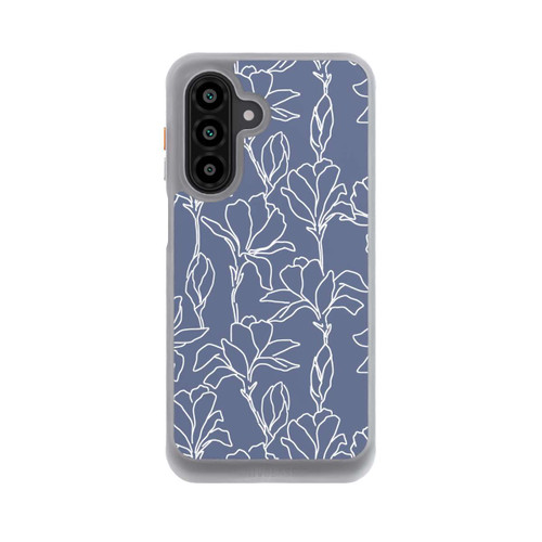 Samsung Galaxy A17 5G NIVOcore Flower Silhouettes on Blue