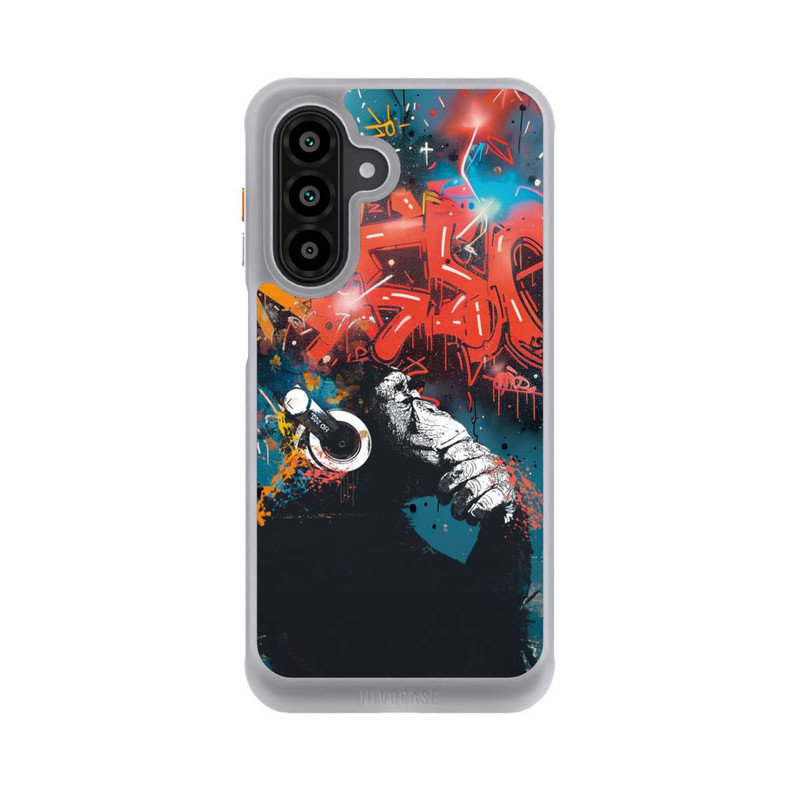 Galaxy A17 5G NIVOcore Affe Stereo Kopfhörer Graffiti Street Art