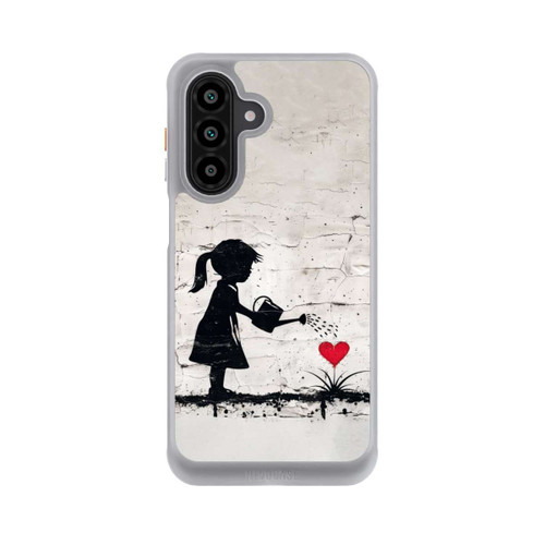 Samsung Galaxy A17 5G NIVOcore Girl Watering Bunch of Flowers 