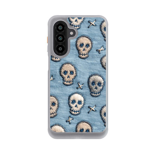 Samsung Galaxy A17 5G NIVOcore Skulls on Jeans Pattern