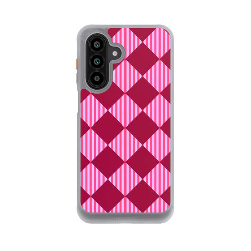 Samsung Galaxy A17 5G NIVOcore Diamond Pattern Red Pink