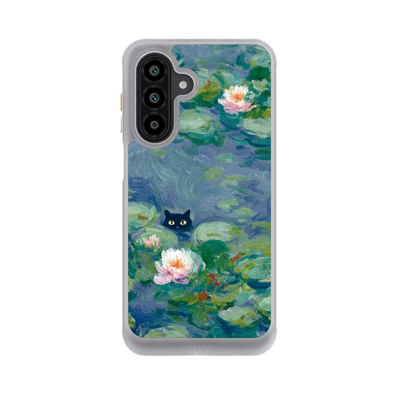 Galaxy A17 5G NIVOcore Cat in the Pond Monet Painting
