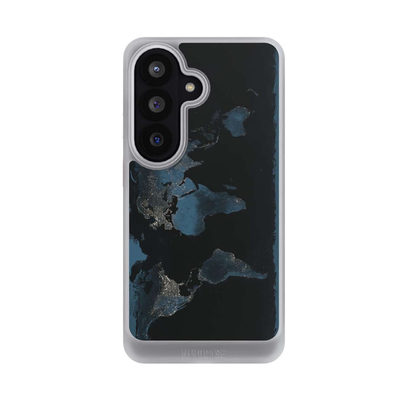 Galaxy S26 NIVOcore Carte du Monde Nuit