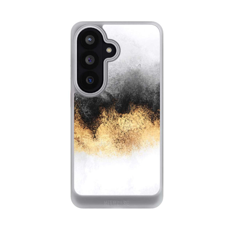 Galaxy S26 NIVOcore Grauer Himmelstaub Golddruck