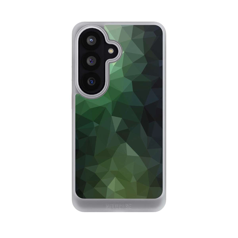 Galaxy S26 NIVOcore Polygonal Mosaic Green
