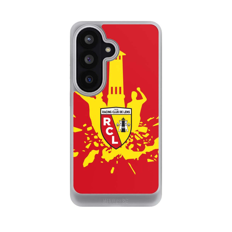 Galaxy S26 NIVOcore RC Lens Turm Gelb auf Rot