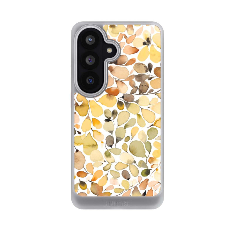 Galaxy S26 NIVOcore Eukalyptus Aquarellblätter Braun Herbst