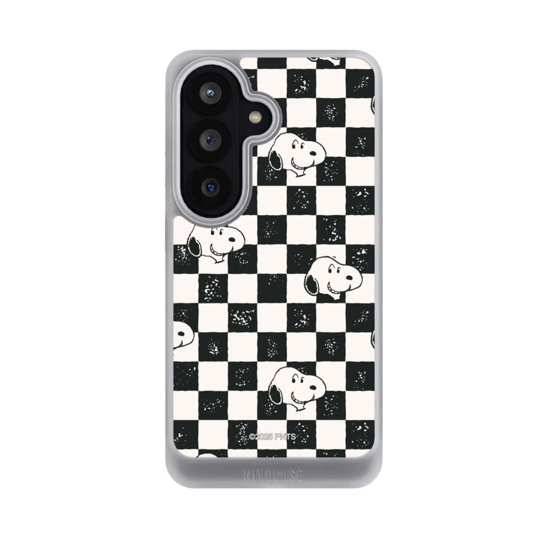 Galaxy S26 NIVOcore Snoopy Heads Checked Pattern