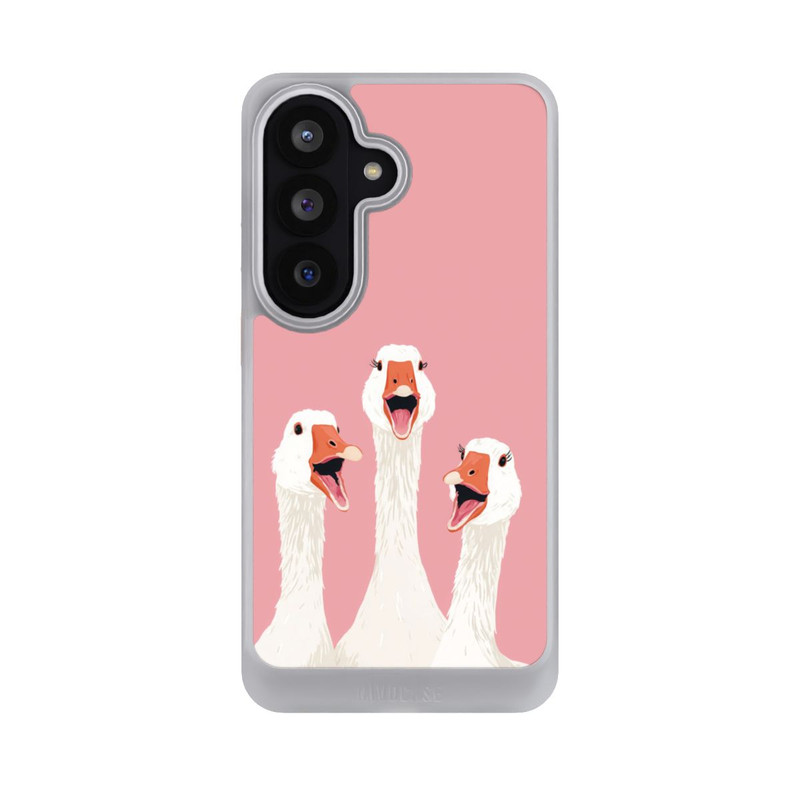 Galaxy S26 NIVOcore Three Geese Pink with AI