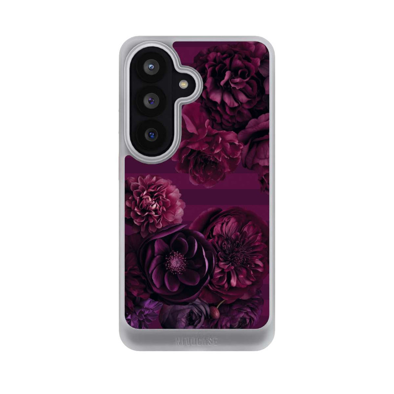 Galaxy S26 NIVOcore Majestic Baroque Blossom Dream Burgundy Pink with AI
