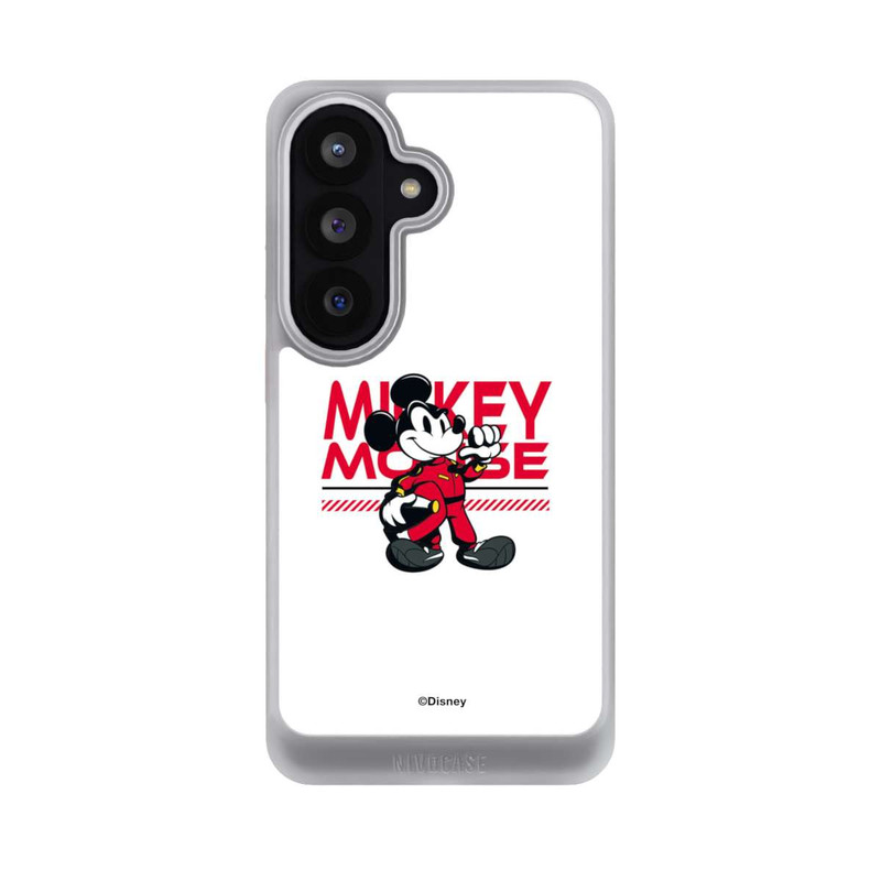 Galaxy S26 NIVOcore Micky Maus Rennfahrer Weiß