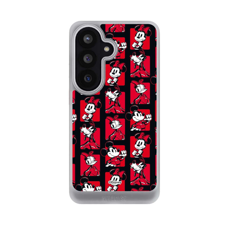 Galaxy S26 NIVOcore Mickey Mouse Racing Pattern Red