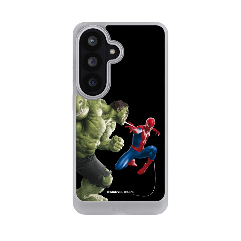 Galaxy S26 NIVOcore Spider-Man fights Hulk