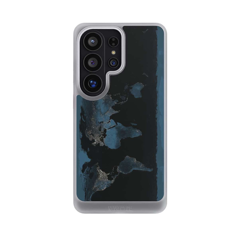 Galaxy S26 Ultra NIVOcore Carte du Monde Nuit
